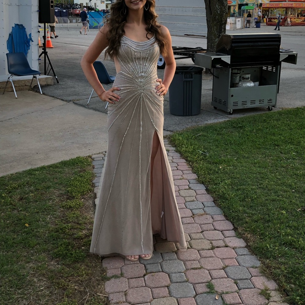 Evening gown.